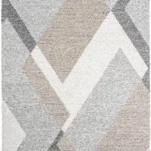 Geprüft Webteppich Kalahari Grau-Braun-Weiß 133 x 195 cm