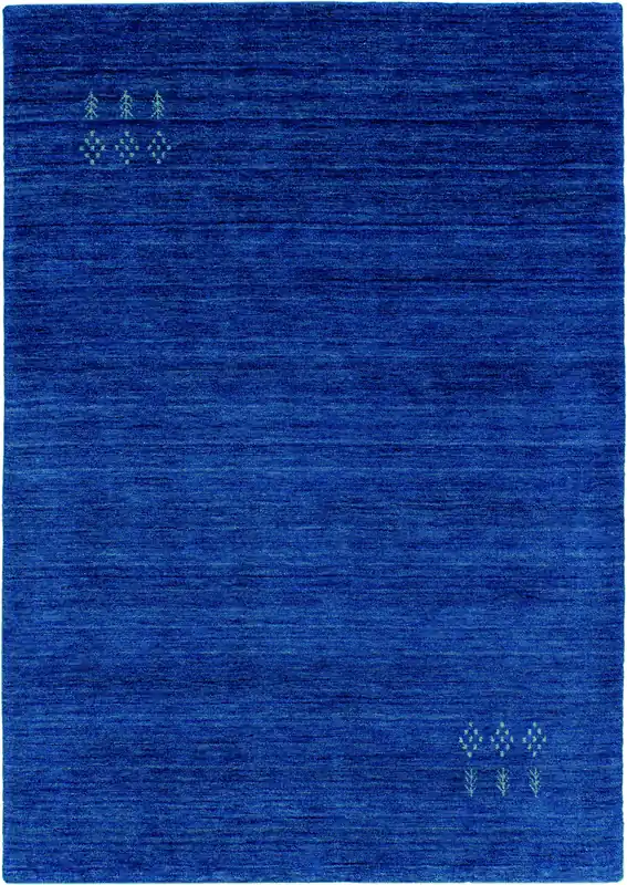 Handloom aus Indien Marand dunkelblau 40 x 60 cm Abverkauf