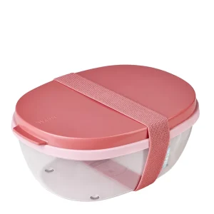 Mepal salatbox ellipse - vivid mauve Preisreduziert