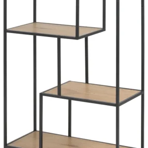 Design-Bücherregal Seaford Eiche 77 x 114 cm Sonderaktion