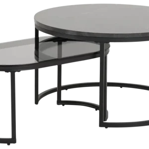 Couchtischsatz Spiro Schwarz Neuheit