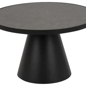 Couchtisch Soli Schwarz Grau Ø 65 cm Nur Heute