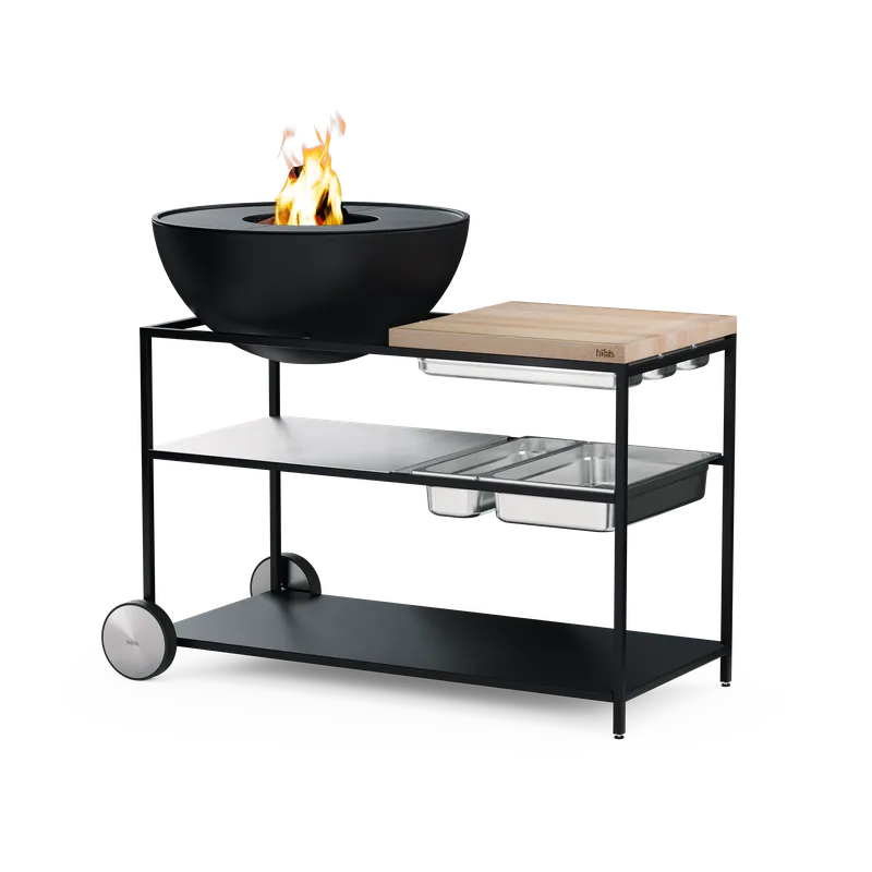 Rabatt Höfats FIRE KITCHEN mit BOWL 70 Plancha-Grillset tief