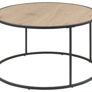 Schneller Versand Couchtisch Seaford Eiche Ø 80 cm