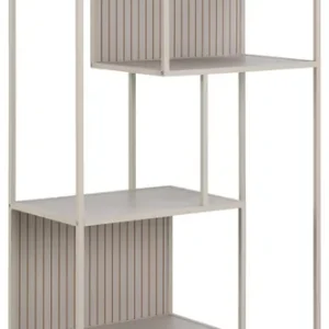 Regal Seaford Grau 77 x 185 cm Top-Preis