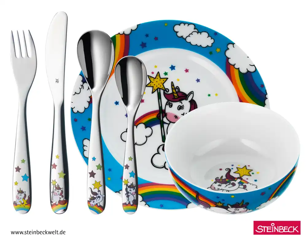 WMF Kinderbesteck-Set Einhorn, 6-teilig Wochenendangebot