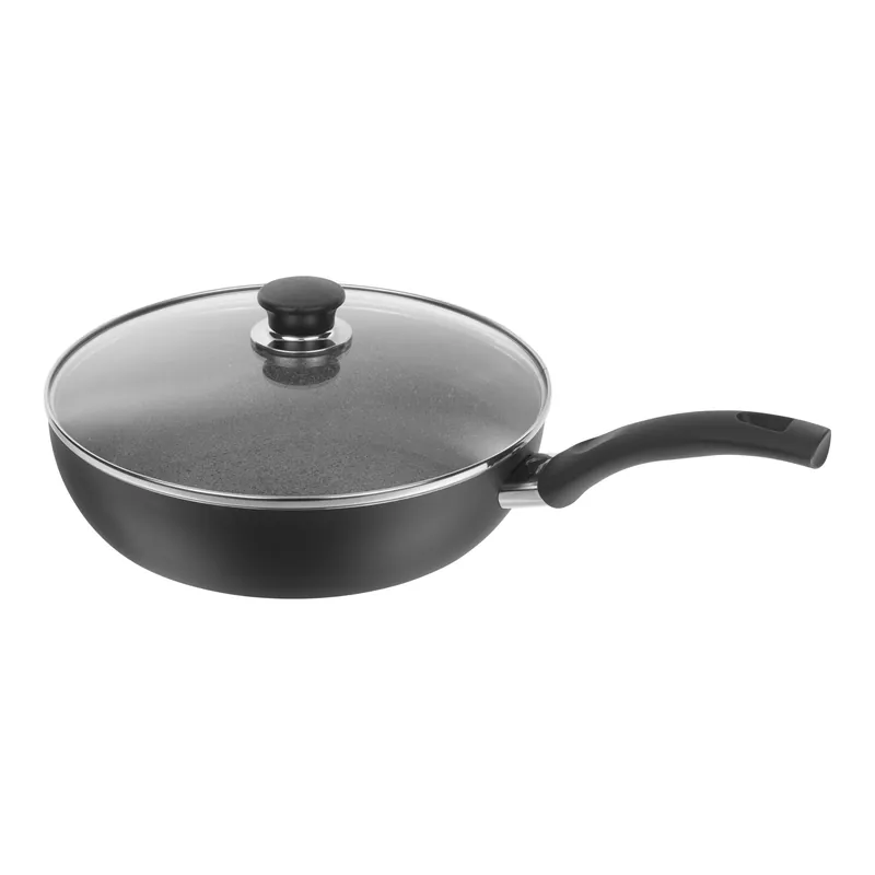BALLARINI Bologna Granitium Schmorpfanne mit Glasdeckel 28 cm, Aluminium Jetzt Kaufen