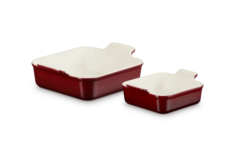 Saisonangebot Le Creuset Auflaufform Tradition quadratisch 2er-Set 13 / 20