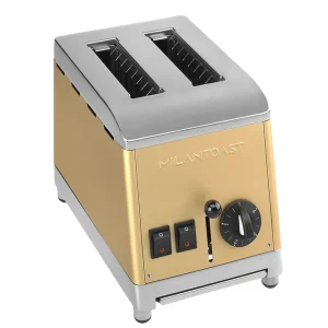 Bestpreis Milantoast 2-Schlitz-Toaster gold