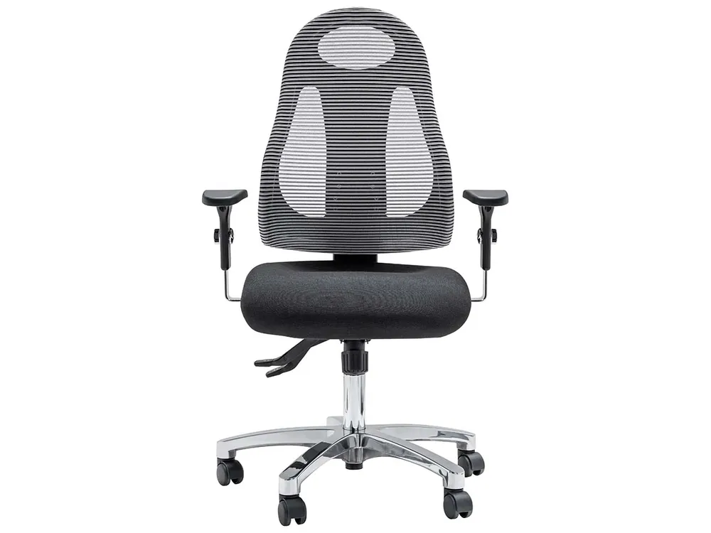 Heißes Angebot Topstar Bürodrehstuhl "Sitness Free Art silver" mit Armlehnen