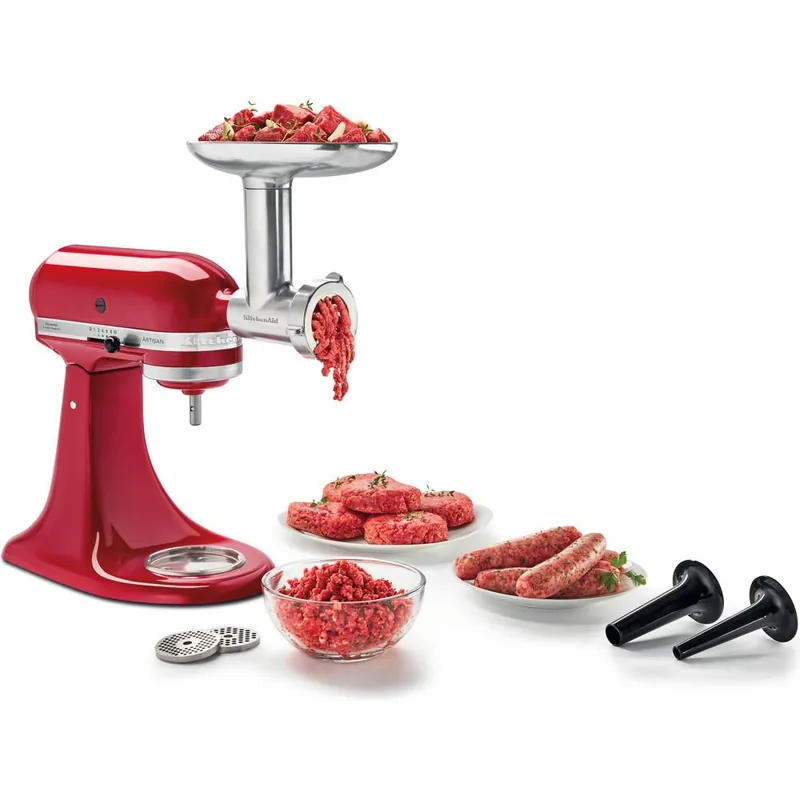 Günstig KitchenAid Fleischwolfvorsatz edelstahl 5KSMMGA