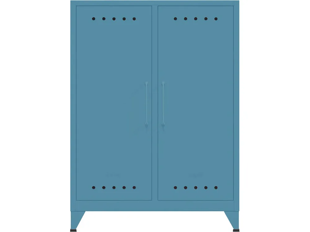 BISLEY Sideboard "Fern" 2 feste Fachböden, B 80 x T 40 x H 110 cm Garantierte Lieferung