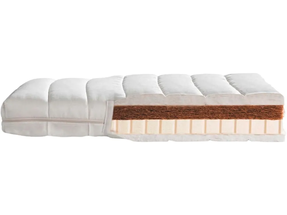 Top-Preis Lonsberg Kindermatratze aus Naturlatex/Kokos, Schurwoll-Auflage