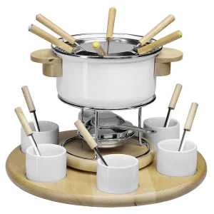 NOUVEL Fondue-Set "Larissa" weiß Wochenendangebot