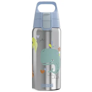 Top-Preis SIGG Trinkflasche Shield Therm one "Whale Friend" Ø 7.3 cm 500 ml