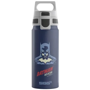 Neue Ware SIGG Trinkflasche WMB one "Batman Into Action" Ø 7.1 cm 600 ml blue