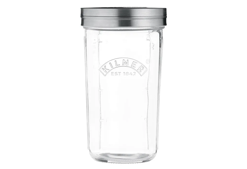 Mega-Angebot KILNER Vorratsglas mit Siebdeckel, 0,5 L transparent/ silber