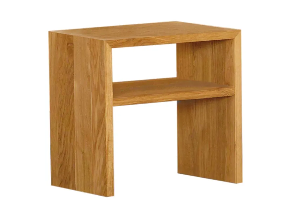 Beistelltisch "cubus" aus Holz, mit Ablage Wochenendangebot