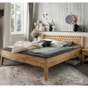 Neue Kollektion Forestales Massivholzbett "Modesto" mit Kopfteil