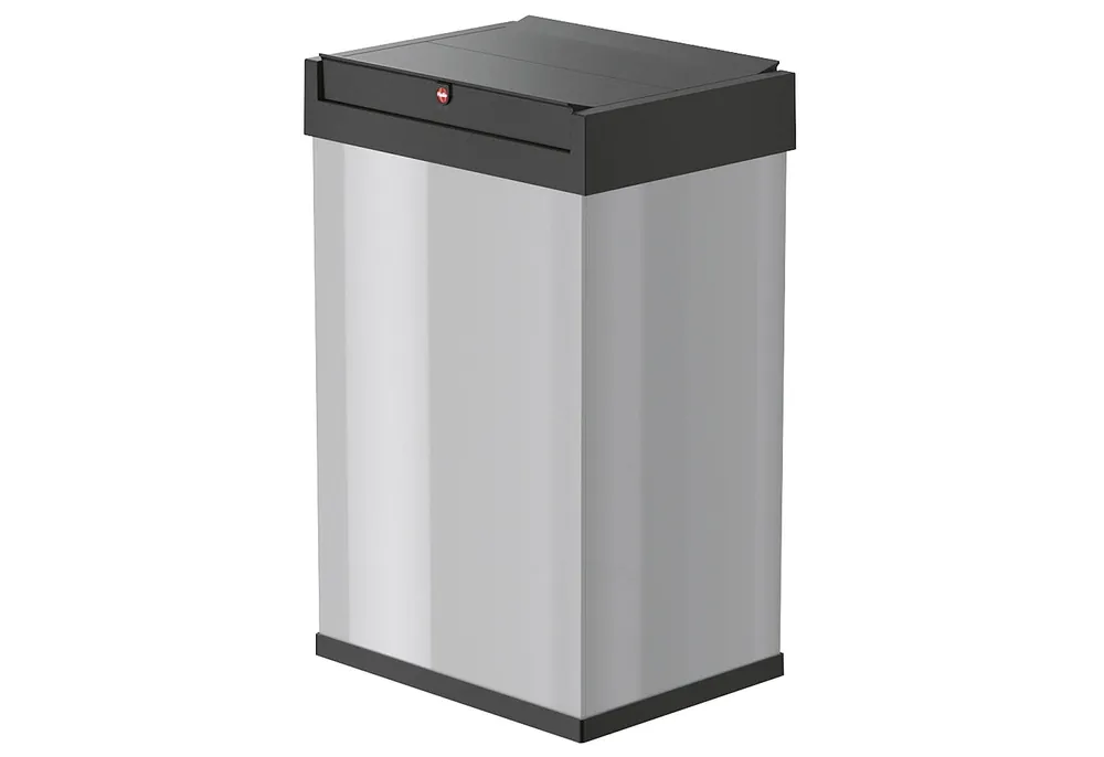 HAILO Mülleimer "Big-Box Swing L" 35000 ml silber Neue Ware