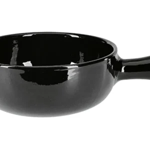 NOUVEL Käsefondue-Caquelon Ø 22 cm 1700 ml schwarz Preisknaller