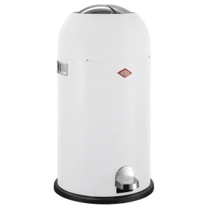 Preiswert WESCO Tret-Abfallsammler "Kickmaster" 33000 ml weiß matt