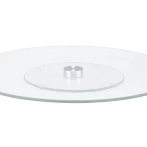Echt HI Tortenplatte Ø 30 cm transparent / edelstahl