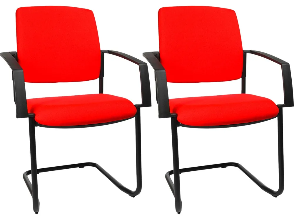 2x Topstar Freischwinger "BtoB 20" mit Armlehnen und Rückenpolster Sofort Bestellen