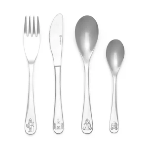 Top-Angebot ZILVERSTAD Kinderbesteck Knights and Princess 4tlg. silberfarben