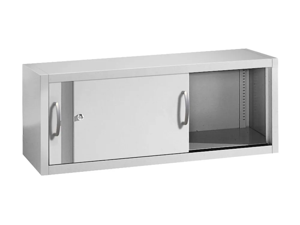 C+P Aufsatzschrank aus Stahl mit Schiebetür B 120 x T 50 x H 50 cm Letzte Chance