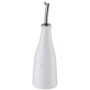 Ausverkauf Cilio Ölflasche OIL Ø 7 cm 0.25 l weiß