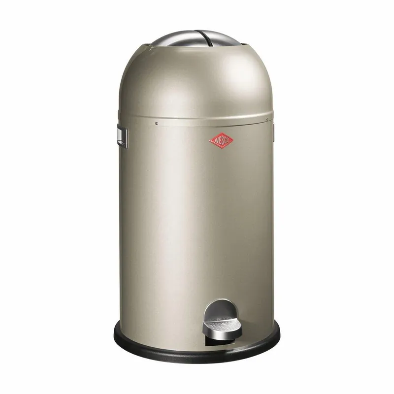 WESCO Kickmaster "Soft" Ø 37.5 cm 33 l neusilber Expressversand