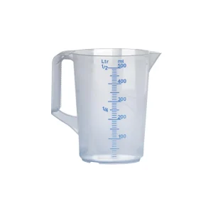 Preisreduziert WACA Messkanne Ø 8 cm transparent
