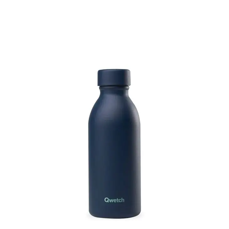 QWETCH Icon Isolierflasche matt nachtblau 500ml Ø 7.2 cm Geprüft