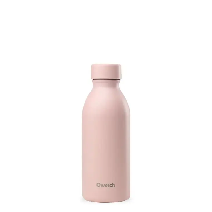Neue Ware QWETCH Icon Isolierflasche matt pastellrosa 500ml Ø 7.2 cm