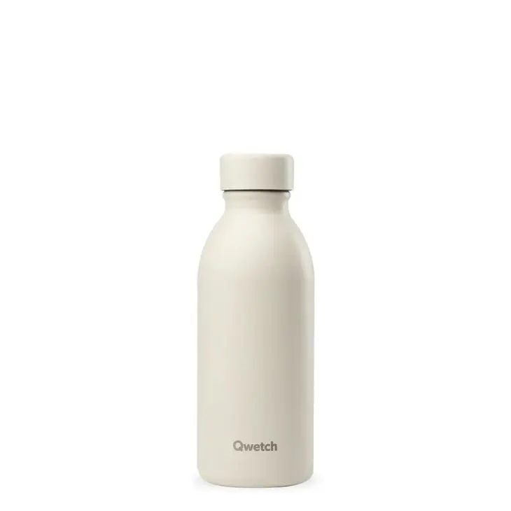 Saisonangebot QWETCH Icon-isolierflasche matt sand 500 ml Ø 7.2 cm