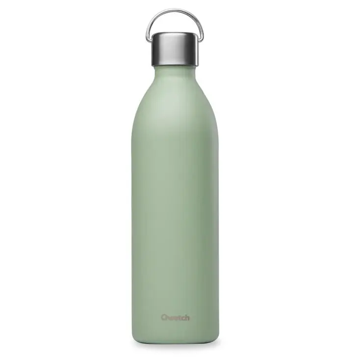Sofort Bestellen QWETCH Isolierflasche active matt lindgrün 1000ml Ø 8.3 cm