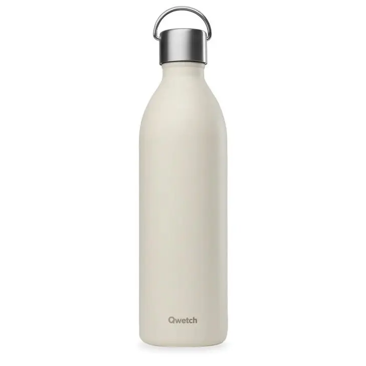 QWETCH Isolierflasche active matt sand 1000ml Ø 8.3 cm Solange Der Vorrat Reicht