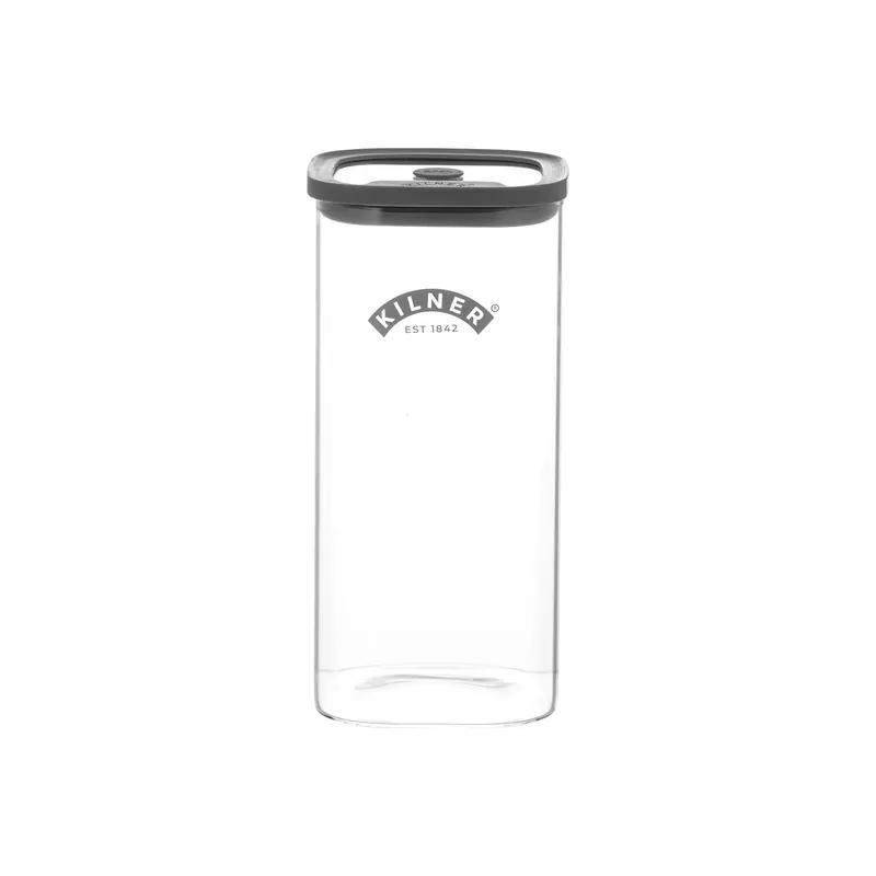 Ausverkauf KILNER Glas-Vorratsbehälter "Fresh Storage" 1.5 l transparent / grau