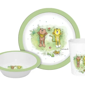 GEDA Kindergeschirr "Janosch Kids" 3-teilig 250 ml bunt Bestpreis
