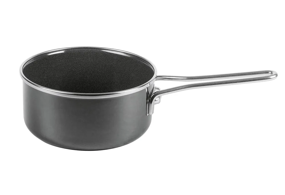 Neu Im Sortiment KOCHSTAR Stieltopf "Primus" Ø 16 cm 1400 ml schwarz metallic