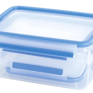 EMSA Frischhaltedose "Clip & Close" 3er Set blau Begrenztes Angebot
