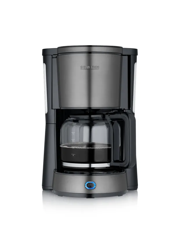Nur Für Kurze Zeit SEVERIN KA 9340 Kaffeemaschine 10 Tassen 1000W dark inox Glaskanne