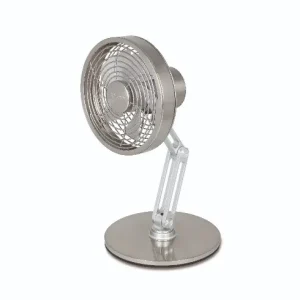 UNOLD Akku-Tischventilator "STEEL FLEX" 86705 Chrom gebürstet Beliebt