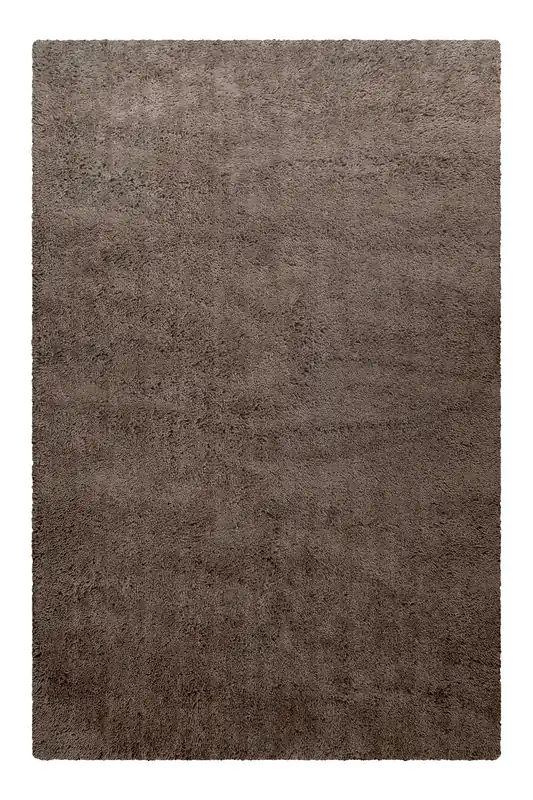 Sichere Zahlung Wollteppich Taupe Shaggy Hochflor "Rossi" Homie Living