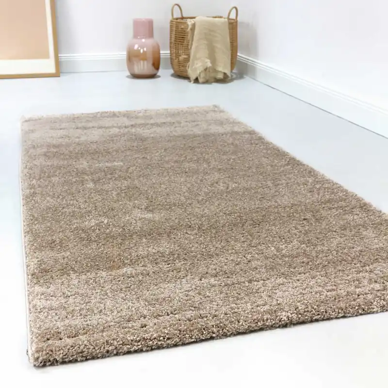 Esprit Teppich Sand Beige Kurzflor "California" Kracherpreis