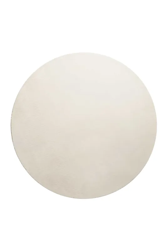 Kunstfell Teppich Rund Creme Beige soft & weich "Villa Rosso" Homie Living Kracherpreis