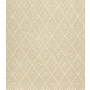 Kelim Teppich Beige Creme meliert aus Wolle "Vermont" Green Looop Nur Heute