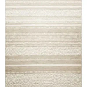 Kelim Teppich Beige Braun aus Wolle "Dijon" Green Looop Preisknaller