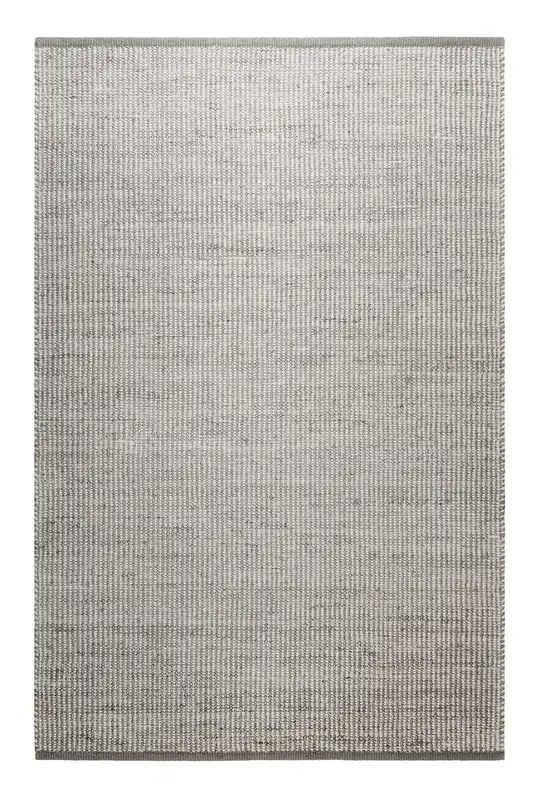 Ausverkauf Kelim Teppich Grau Creme aus Jute & Wolle "Toulouse" Green Looop